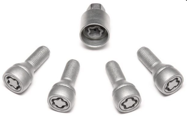 Renault Duster - Hırsızlık önleme civataları - M12 Bijon (4 Civatalı Set)